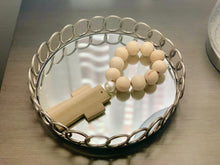 Load image into Gallery viewer, Handcrafted Wooden Cross + Pearly Blessing