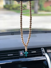 Load image into Gallery viewer, Mini Cross Car Charm
